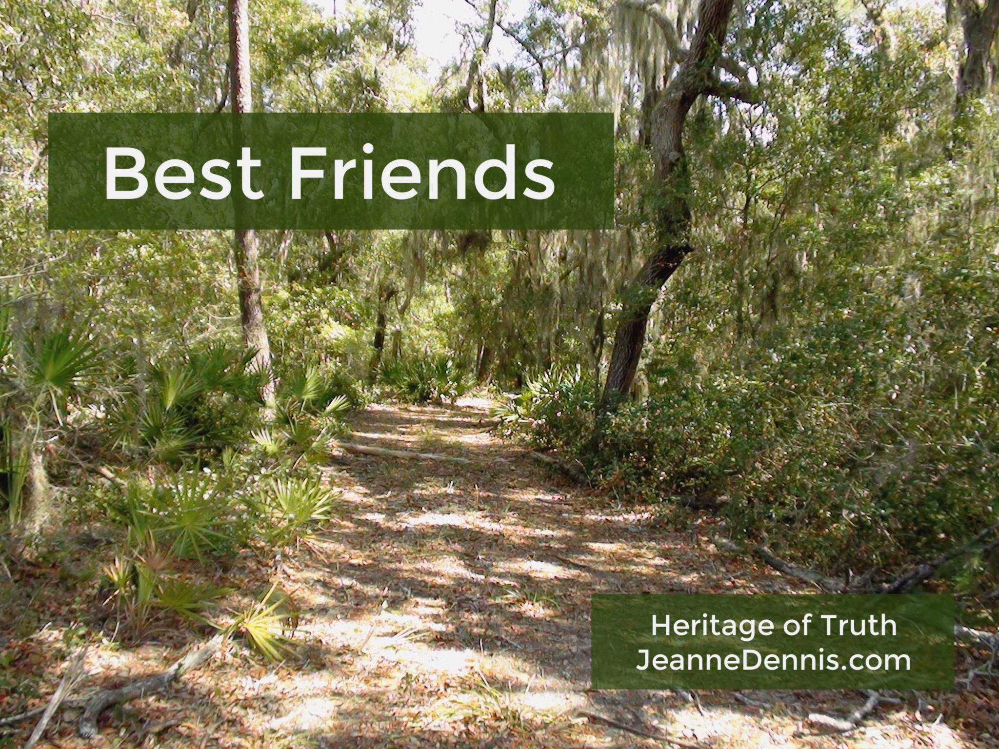 Best Friends, Heritage of Truth, JeanneDennis.com