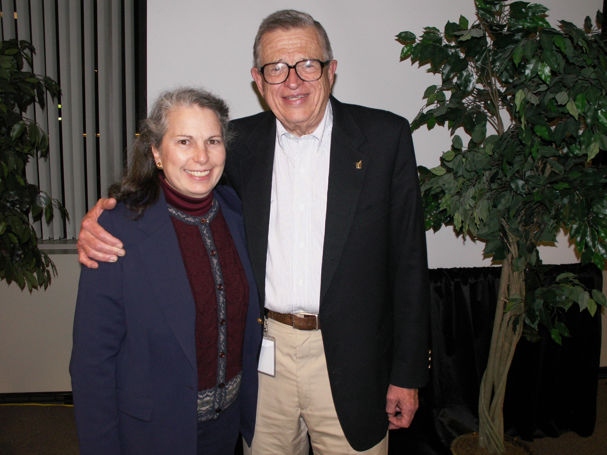 Jeanne Dennis and Chuck Colson