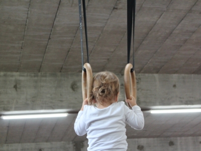 Olympic-Size Dreams, Little Girl on rings