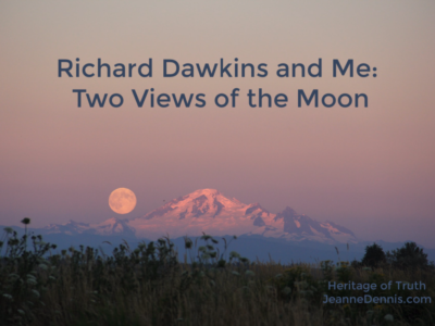 Richard Dawkins and Me: Two Views of the Moon