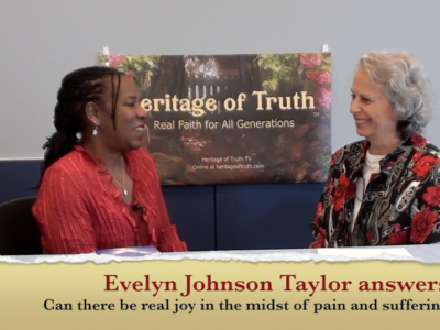 Evelyn Johnson Taylor Can there be joy in pain?