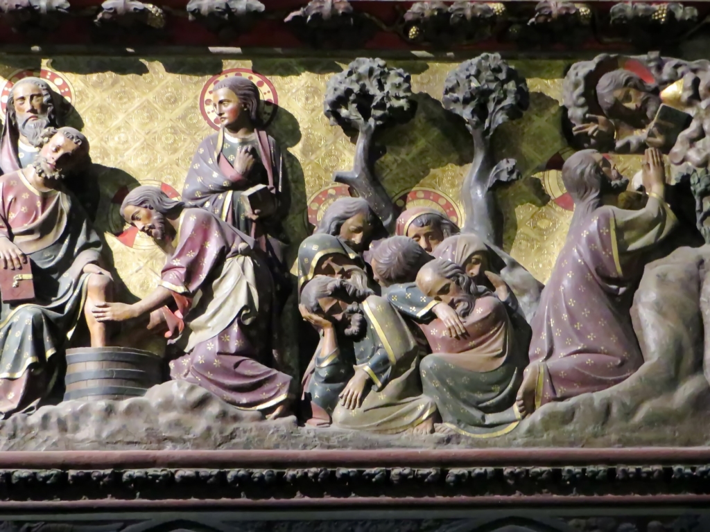 Jesus Washes the Disciples' Feet, Cathedral of Notre Dame, Paris