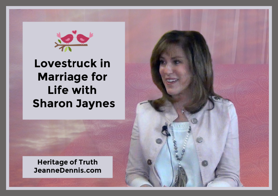 Lovestruck in Marriage for Life with Sharon Jaynes, Heritage of Truth, JeanneDennis.com, love birds decoration
