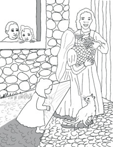Coloring page for Annabella's Crown Illustration 7