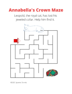 Annabella's Crown Leopold Missing Collar Maze Easy